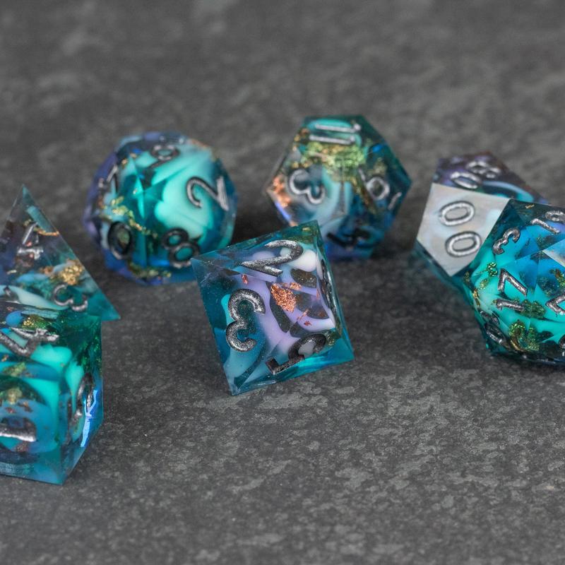 Frostfall DnD Dice Set - Dice for Dungeons and Dragons, D&D Dice, RPGs