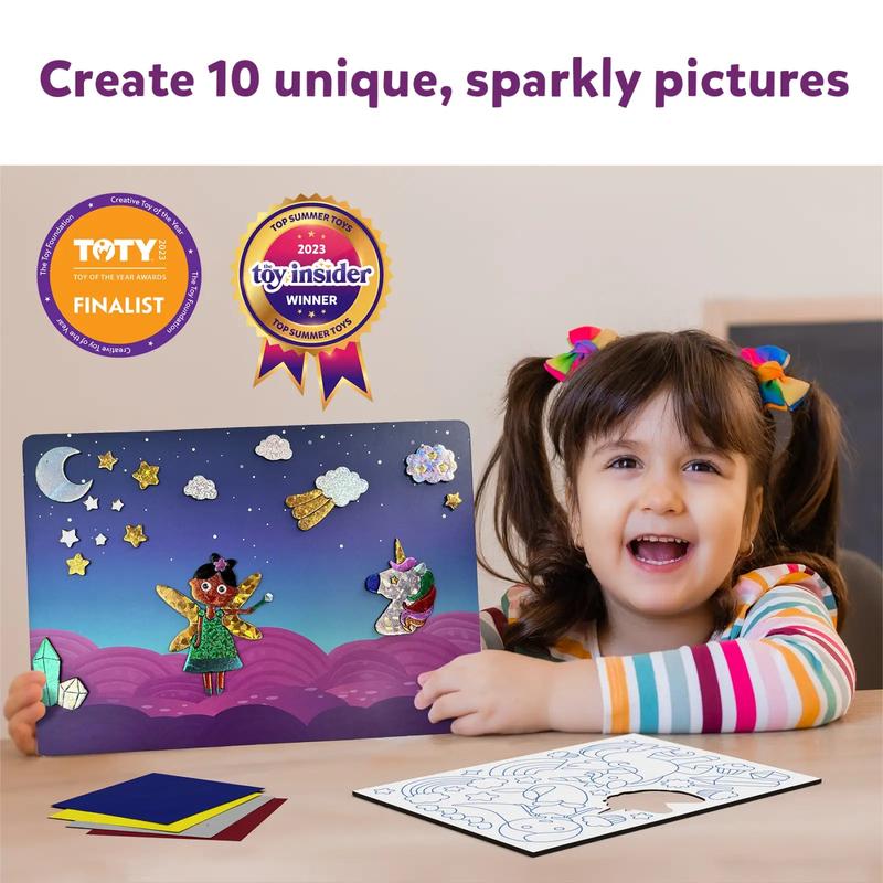 Skillmatics Foil Fun - Art & Craft Activity, Mess Free Art, DIY Creative Kit for Kids Ages 4 to 9