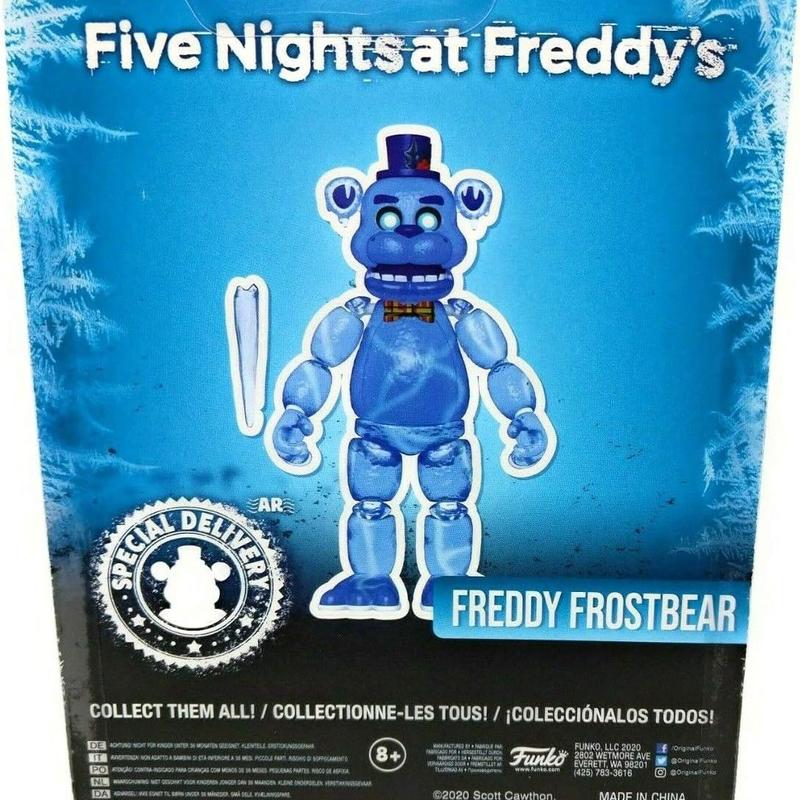 FNAF Five Nights at Fredy's Articulated Freddy Frostbear Action Figure, 5 Inch