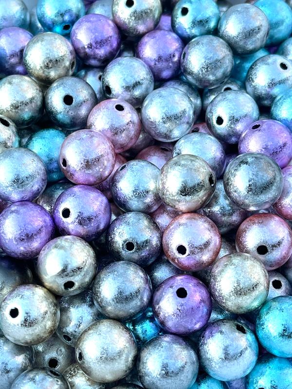 Shiny Crinkle Wrinkle Acrylic Beads | Colorful Beads | Acrylic Beads | DIY Craft | DIY Supplies