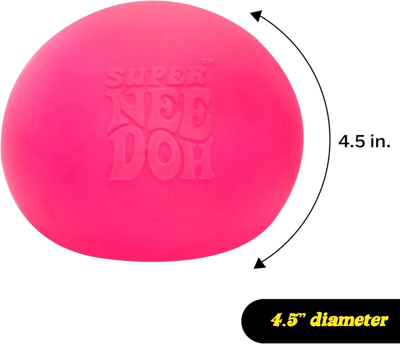 Schylling Brand Original Super Nee Doh Stress Ball Fidget Toy - Huge 4.5