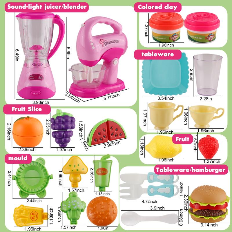 Children's Home Appliance Toy Set for Girls, Featuring Juicer, Vacuum Cleaner, Washing Machine, Sewing Machine, Iron, Refrigerator, Oven, and Mixer