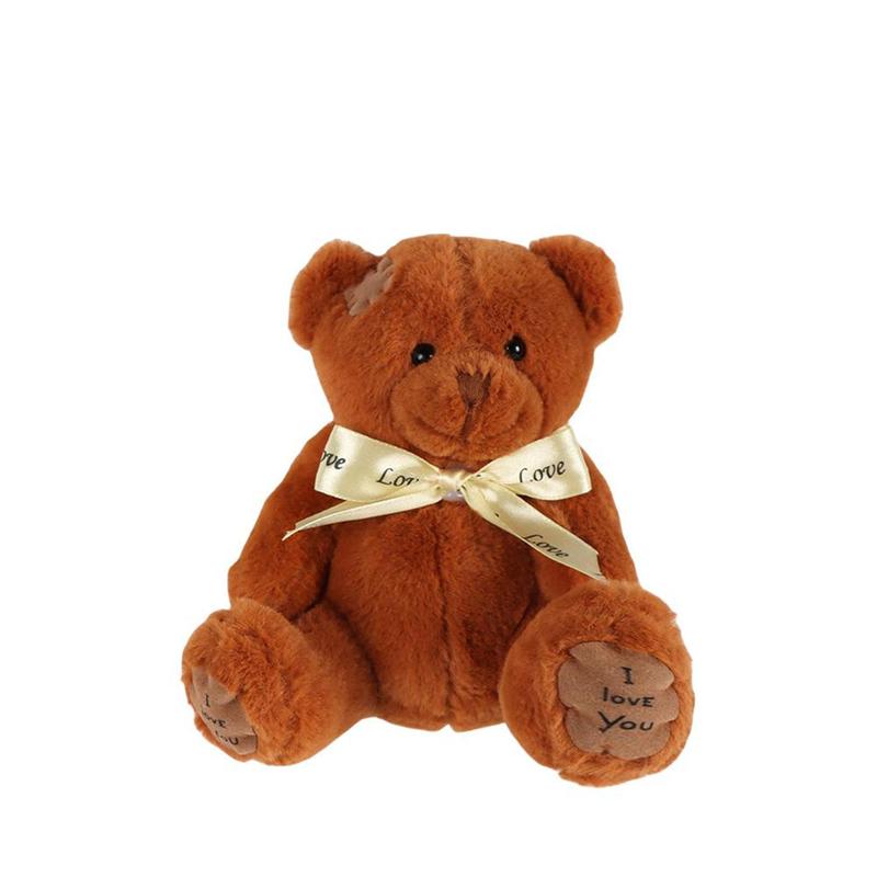 17cm 6.69in Teddy Bear Plush Toys Cute Bow Tie Bear Stuffed Animal Toys Available in Three Colours Gift For Christmas Birthday Mother's Day