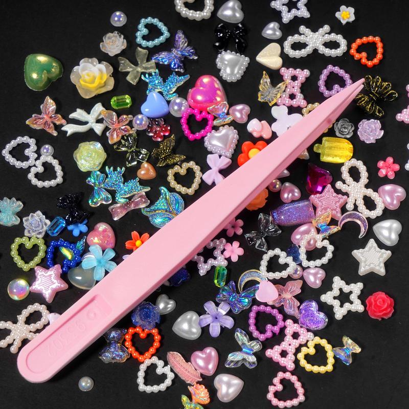 3D Mix DIY Accessories combination Handmade Materials Cartoon Charms Nail Charms