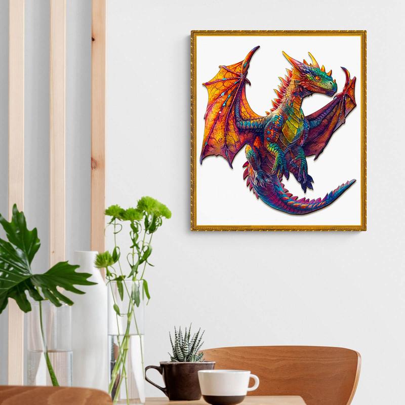 Dragon Wooden Jigsaw Puzzle - Classic & Novelty Toy