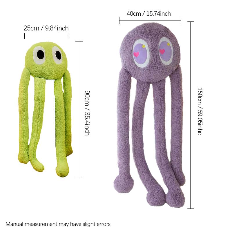 cute long-legged octopus doll pillow, stuffed animal comfort doll, plush toy cartoon decoration, birthday gift & holiday gift