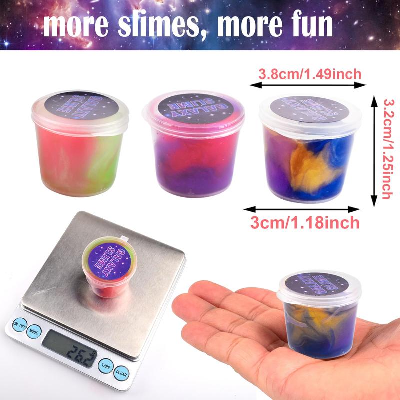 Kids Party Favors Slime Putty, 16 Pack Galaxy Slime Bulk, Slime Kit for Girls & Boys, Slime, Birthday Gifts, Easter Basket Stuffers for Kids