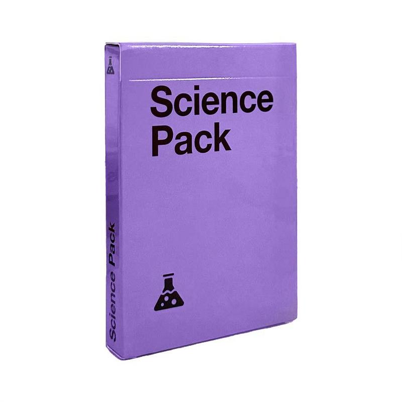 Science Pack Cards Against Humanity Mini Expansion, 1 Count Science Themed Party Card Game, Party Activities Supplies for Adults