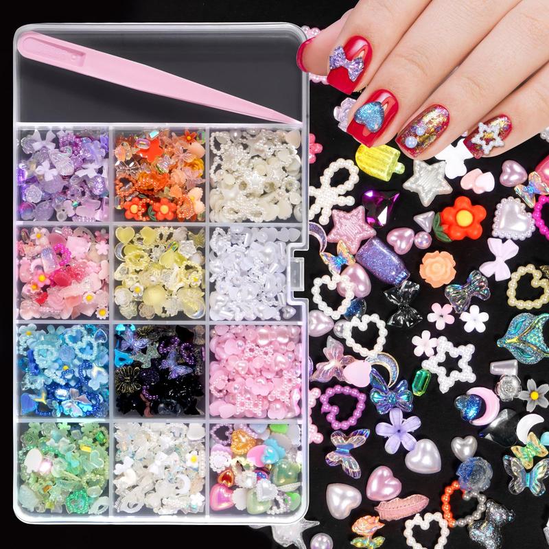 3D Mix DIY Accessories combination Handmade Materials Cartoon Charms Nail Charms