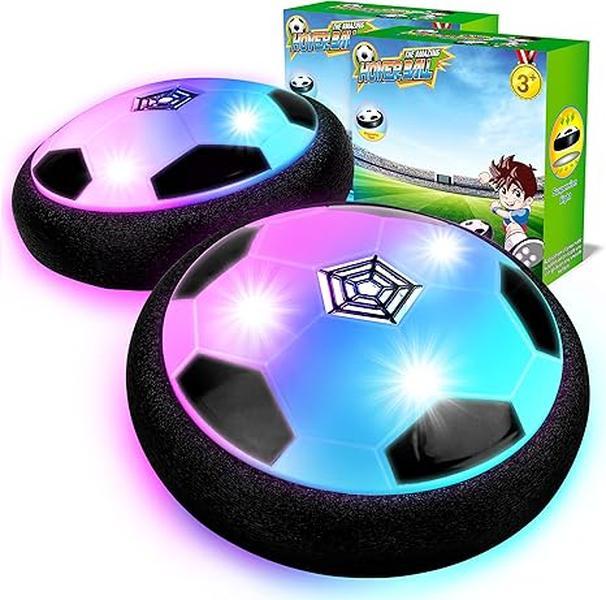 Indoor hover soccer ball game LED1 light up floating ball for kids perfect birthday present for ages 3-12