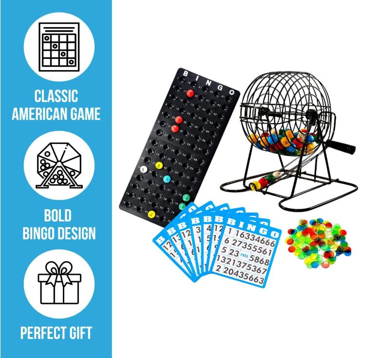 Regal Bingo Deluxe Game Set with 8