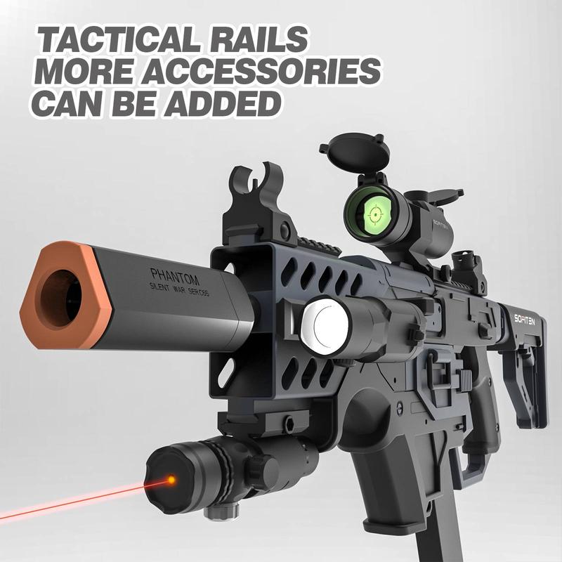 Automatic Sniper Rifle Toy Gun Set, Including 1 Count Toy Gun & 1 Count Tactical Vest & 20 Darts, Shooting Activity Game