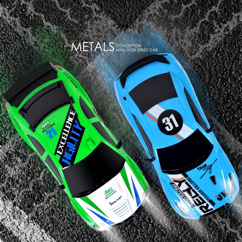 RC Drift Car 1:24 Scale 4WD Led Headlights High Speed Gift Set Boys Girls Game Remote Control