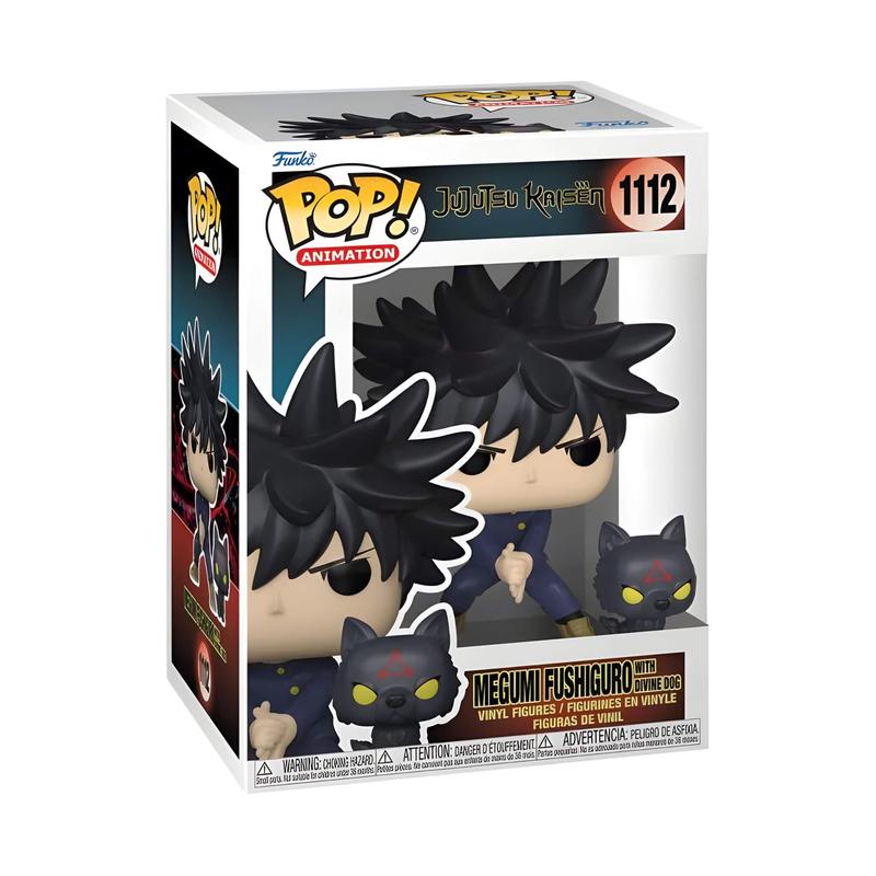 Funko Pop Jujutsu Kaisen Megumi Fushiguro with Divine Dog Vinyl Figure