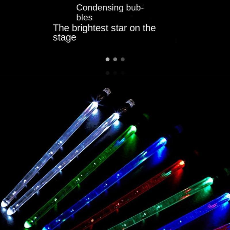 15 Color Gradient Drum Stick Toys, 1 Set Led Light up Percussion Stick, Musical Toys, Music Accessories