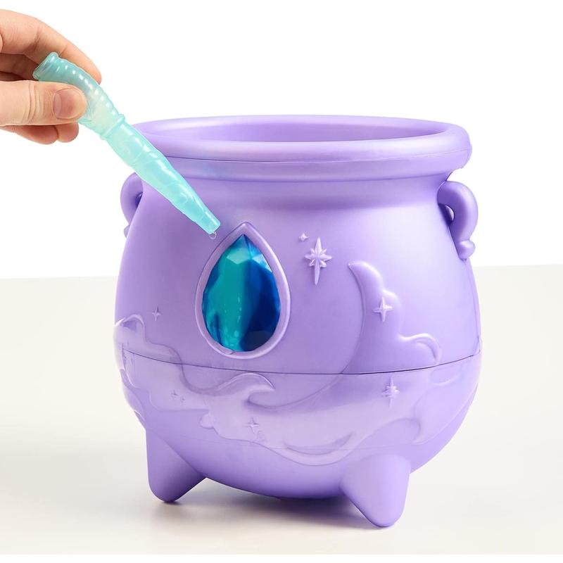 Magic Mixies Color Surprise Magic Cauldron. Reveal a Mixie Plushie from The Fizzing Cauldron and Discover 6 Magical Color Change Surprises - Styles May Vary - Non-Electronic Medium (Pack of 1)