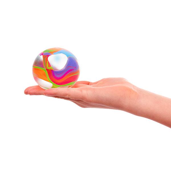 Schylling NeeDoh Marbleez - The squishy marble with a jelly twist - Glass like swirled globe - One random color - Ages 3+