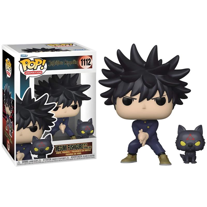 Funko Pop Jujutsu Kaisen Megumi Fushiguro with Divine Dog Vinyl Figure