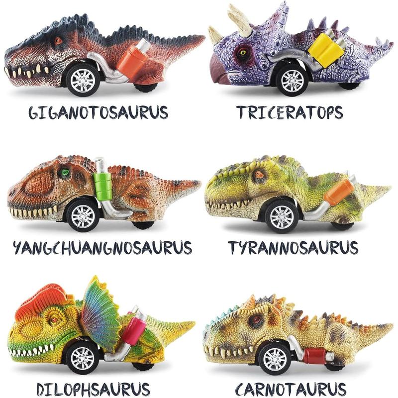 Children's dinosaur toys 3-5, 3 4 5 6, 7-year-old boys and girls 6-piece set of dinosaur toys, children's gifts