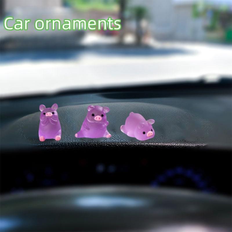 Random Color Glow in The Dark Miniature Animal Statues, 30 50pcs Mini Resin Animals for DIY Aquarium Decoration, Home Decorations, Car Decorations