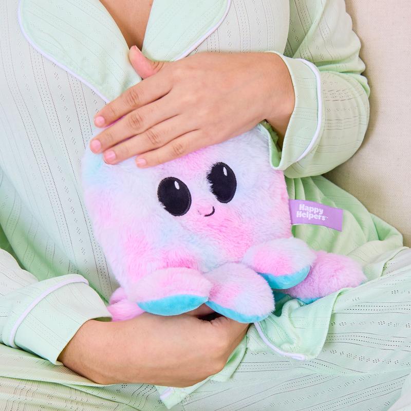 Happy Helpers Octopus Plush Stuffed Animal   Menstruation Crustacean Plushies Cute Heating Pad for Cramps