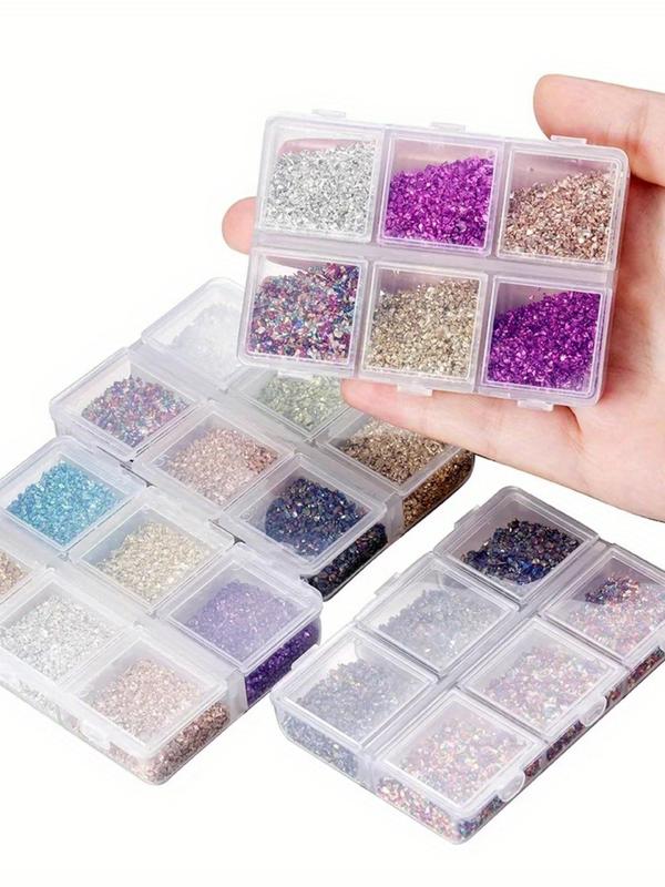 Mixed Color Glass Jewellery, DIY Resin Mold Filling Irregular Jewellery, Jewelry Making Accessories for Nail Art Decoration