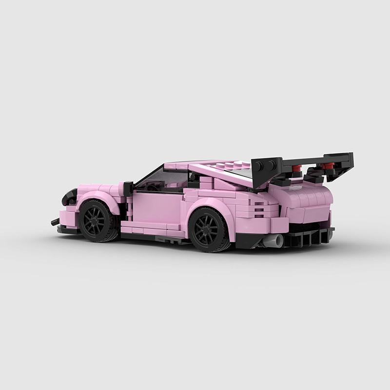 374 PCS 911 GT3RS MOC [compatible with mainstream brands]Speed Champions Racing Car Sports Model Garage Sets Building Blocks Famous Racers City Vehicle Technique DIY Bricks Toys( M10371) Christmas Gift