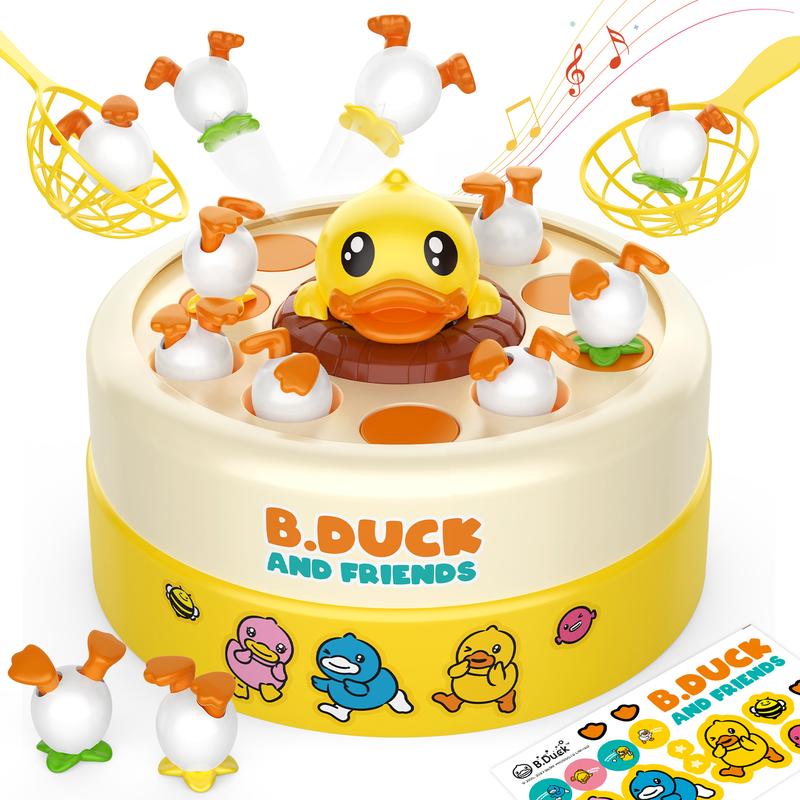 B.Duck Games, Bounce and Catch Duck Board Games, Family Games Toys, Catching Music Games, Preschool Toys, Birthday Gifts