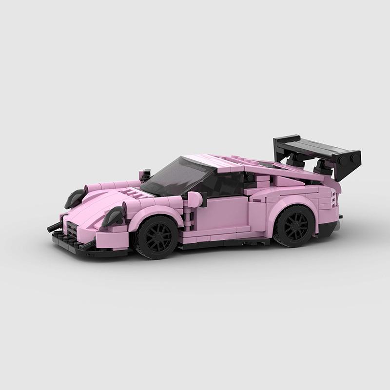 374 PCS 911 GT3RS MOC [compatible with mainstream brands]Speed Champions Racing Car Sports Model Garage Sets Building Blocks Famous Racers City Vehicle Technique DIY Bricks Toys( M10371) Christmas Gift