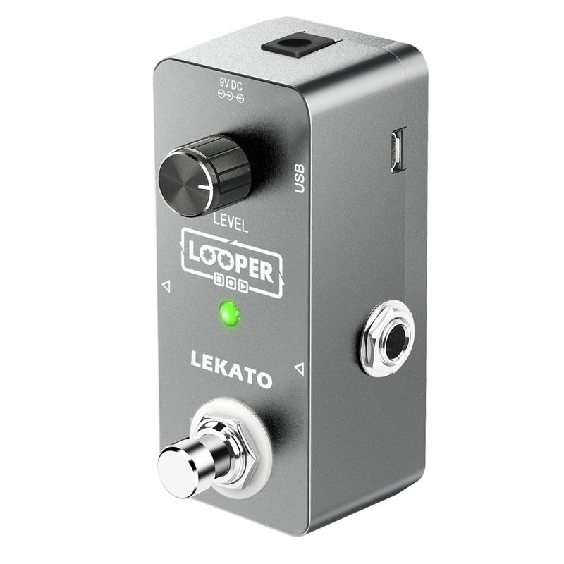 LEKATO Electric Guitar Effect Pedal Looper Guitar Bass Pedal 5 Min Unlimited Overdubs Loop Pedal For Music Lover Friend Girl Boy Birthday Valentine's Day Gift