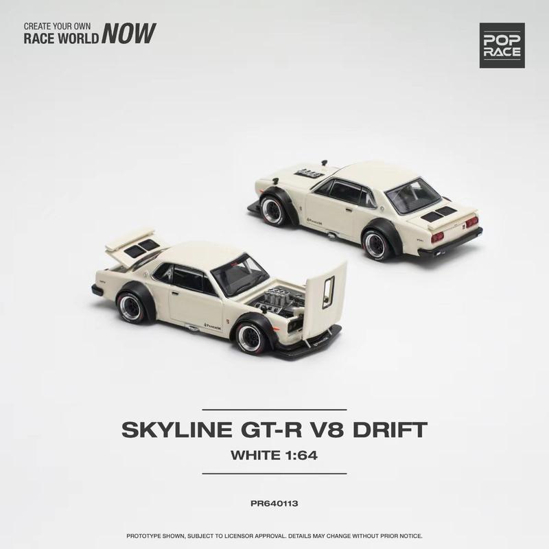 Pop Race Skyline GT-R V8 Drift Hakosuka (white)