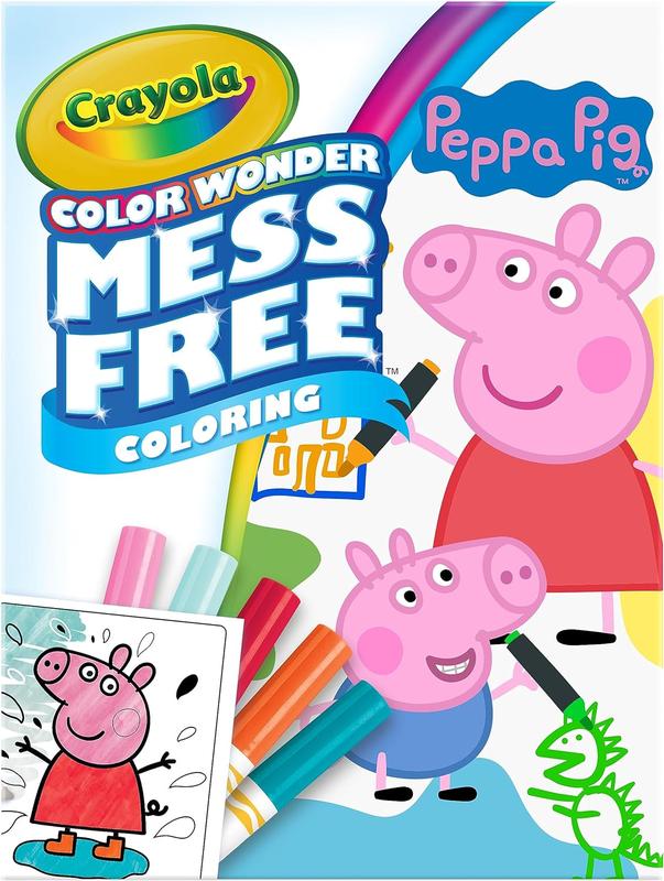 Peppa Pig Color Wonder, Mess Free Coloring Activity Set, Toddler Drawing & Coloring Kit, Peppa Pig Toy, Gift for Kids