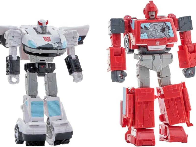 Transformers Studio Series 86 Buzzworthy Bumblebee Battle Damage Ironhide & Prowl Action Figure 2-Pack - Classic & Novelty Toy Figures