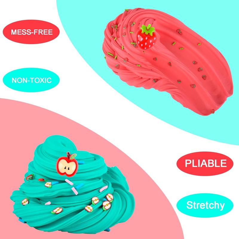 Butter slime set 9 pieces, suitable for party gifts for boys and girls, scented slime, soft and non-sticky, high-quality carnival prizes,