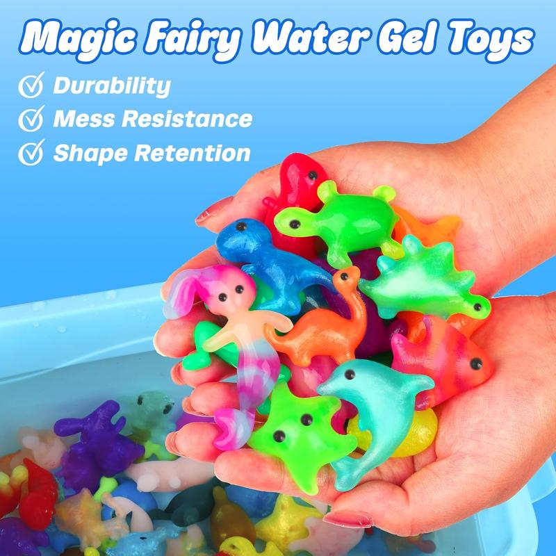 Magic Water Elf Toy Kit - Aqua Art Set with 20 Colors & 16 Molds, DIY Squishy Maker for Kids, Perfect Christmas STEM Party Favor Gift for Ages 3-8 USA