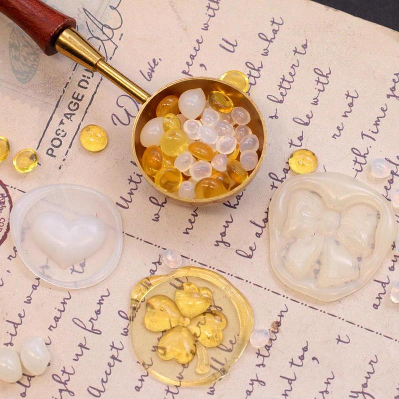 1 Box Clear Sealing Wax, Sealing Wax Beads, Sealing Wax Beads For DIY Craft, Handicraft Supplies