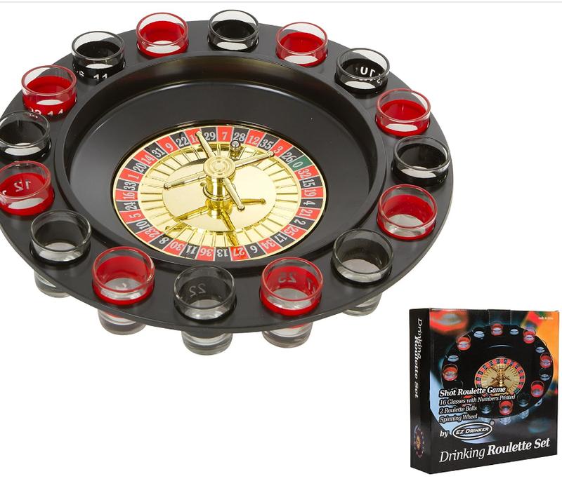 16pc Shot Roulette Game Set - Shot Spinning Drinking Game