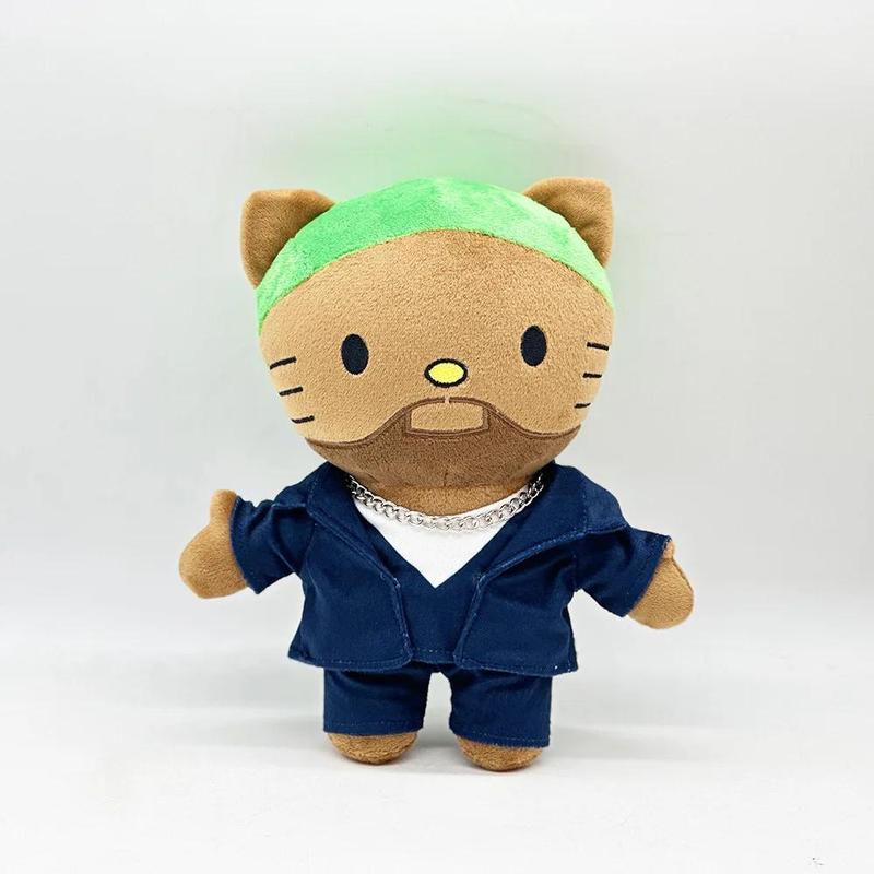 Hello Katty as Frank Ocean Plush Doll Plushies Stuffed Toys Cute Kids Boys Girls Christmas Gifts