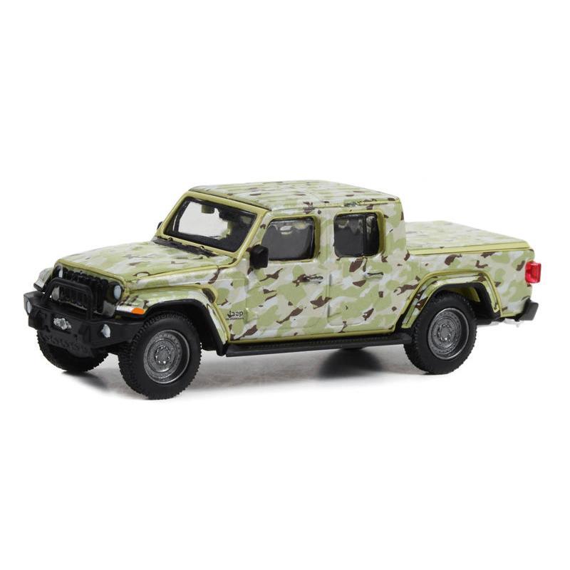 2022 Jeep Gladiator - U.S. Army - Military-Spec Camouflage Diecast 1:64 Model - Greenlight 61030F