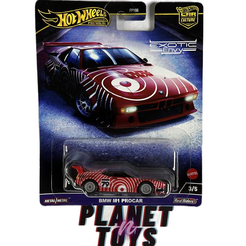 Hot Wheels Premium Car Culture 2024 Exotic Envy Set of 5 - Real Riders - 1:64 Cars