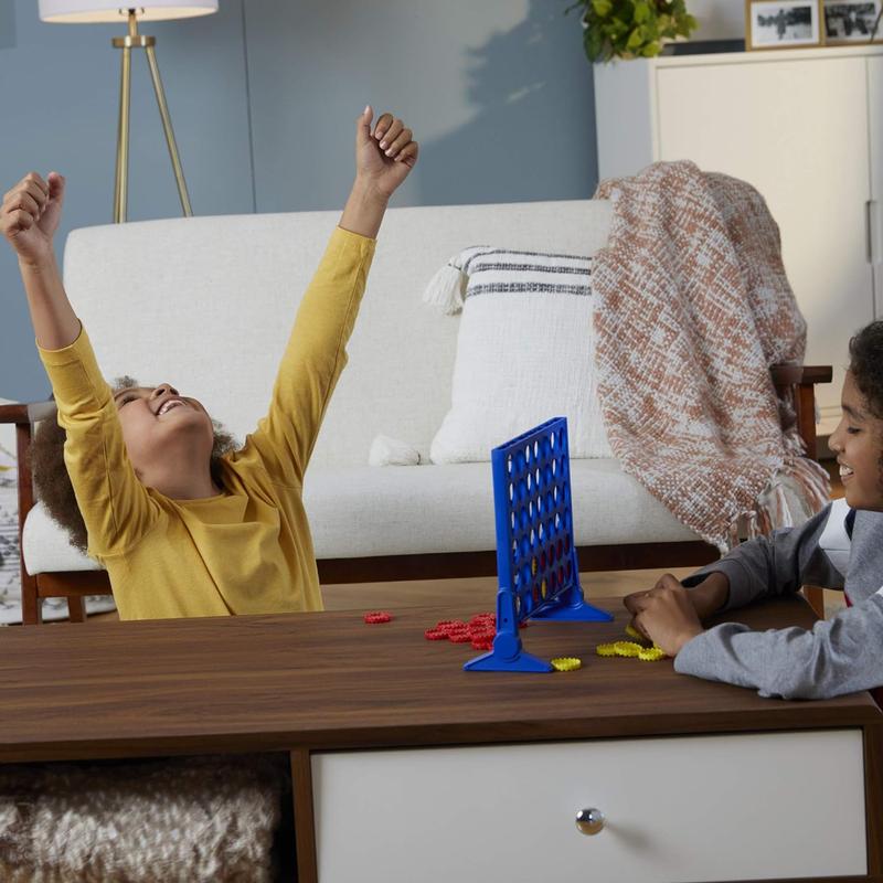 Hasbro Gaming Connect 4 Classic Grid: 4-in-a-Row Strategy Board Game for Kids & Families, 2-Player Fun, Ages 6+