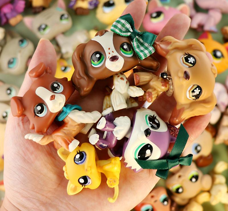 Random 5PC Figure Pets and Random 10PC Accessories for LPS Collection