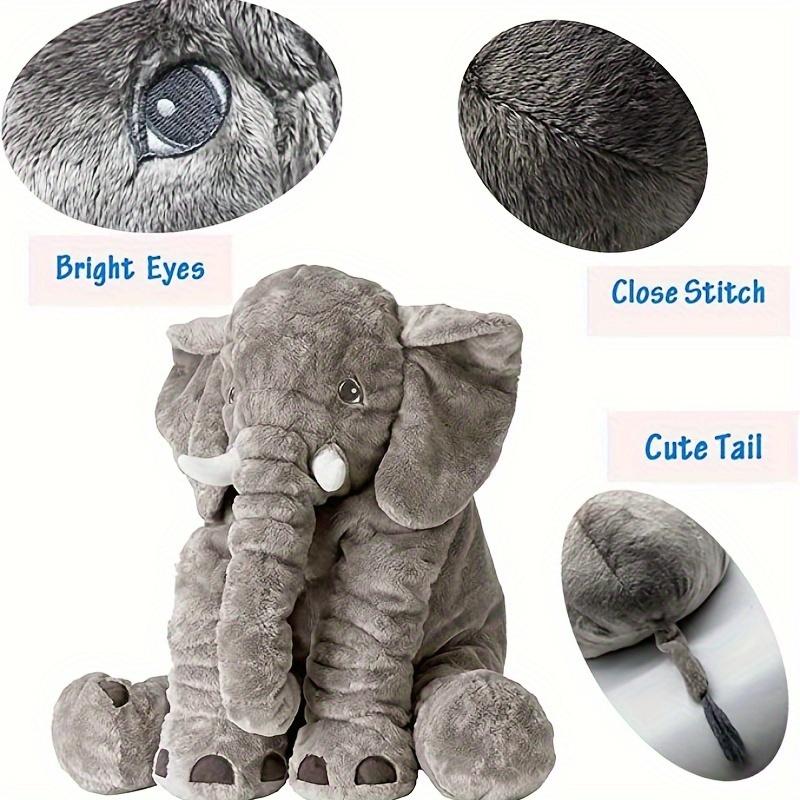 Cute Large Grey Big Elephant Stuffed Animal Plush Toy, Perfect Gift for Birthday, Christmas Day, Valentine's Day Celebrations