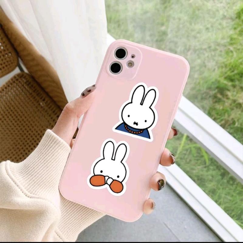 Miffyy Stickers | 64 pcs set Cartoon Rabbit DIY Fashion Waterproof Doodle Decals Stickers