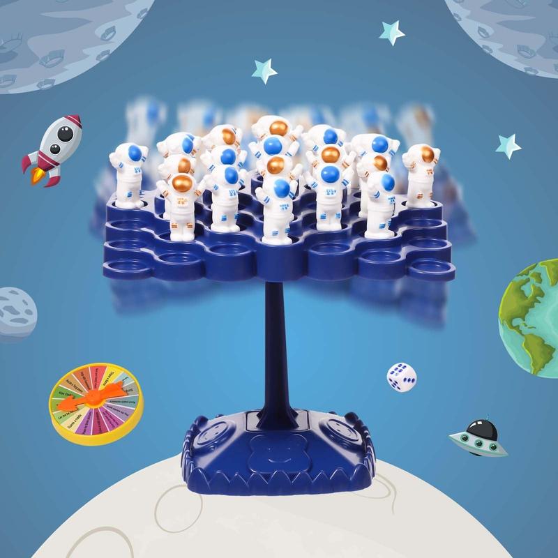 Balanced astronaut Game Toys,Perfect for party favors for kids,Balance Stacking Blocks Game，Perfect for Family, Parties, Travel,Boys Girls Gifts，Novelty Toy Gift for Kids or Friends