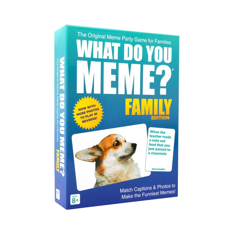 What Do You Meme? Family Edition - The Ultimate Family Card Game for Meme Lovers, Now with Refreshed Content