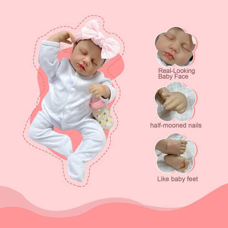 Reborn doll:cute little angels, dolls, warm family, gifts doll toy