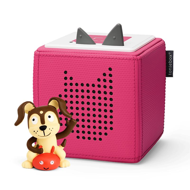 Tonies Pink Toniebox Starter Set with Playtime Puppy Tonie and Charging Station