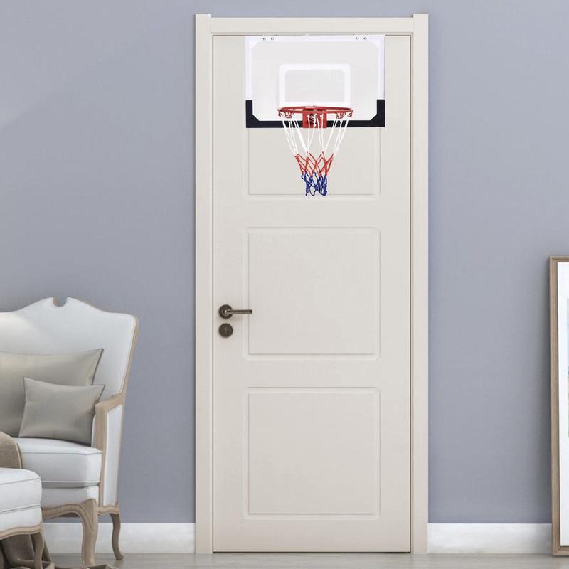 FestivalJoy-Over-The-Door Mini Basketball Hoop Includes Basketball and 2 Nets