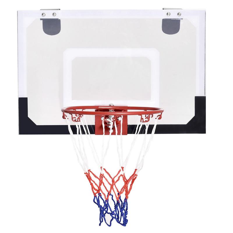 FestivalJoy-Over-The-Door Mini Basketball Hoop Includes Basketball and 2 Nets